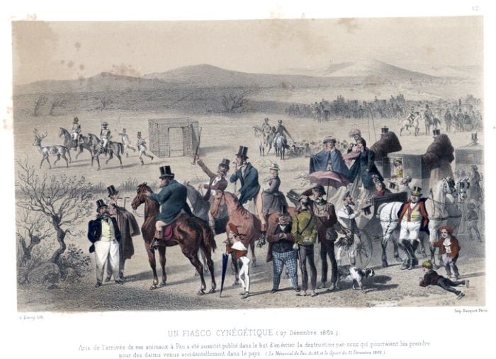 A. Duruy - Dessin humoristique sur le Pau Hunt - 1862 - Archives de l'équipage (9)